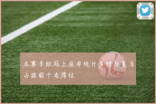 本赛季欧冠上座率统计多特与皇马占据前十名席位